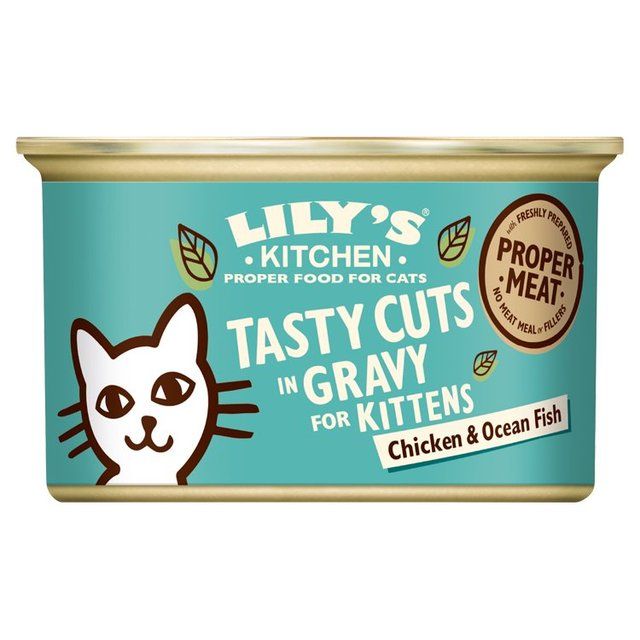 Lily's Kitchen Chicken &amp;amp; Ocean Fish Tasty Cuts in Gravy for Kittens   85g