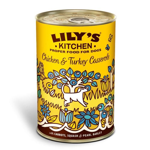 Lily's Kitchen Chicken &amp;amp; Turkey Casserole for Dogs   400g