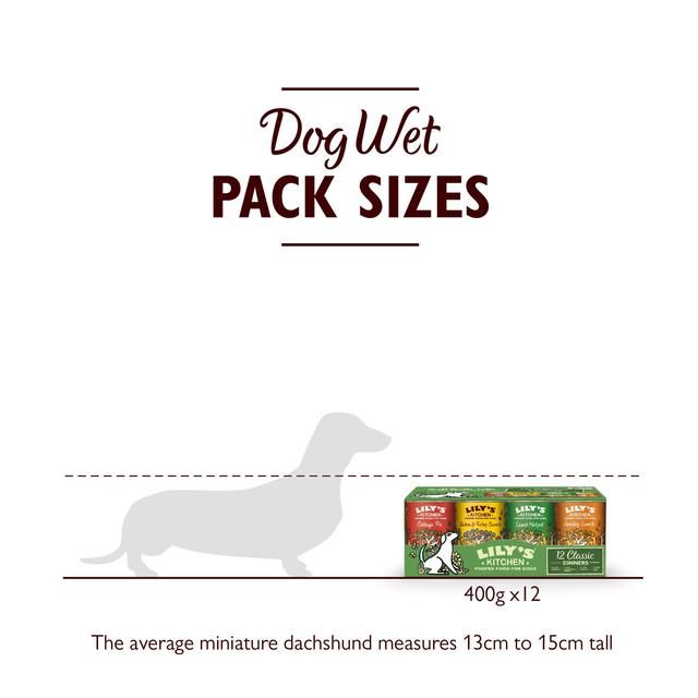 Lily's Kitchen Classic Recipes for Dogs Multipack   12 x 400g