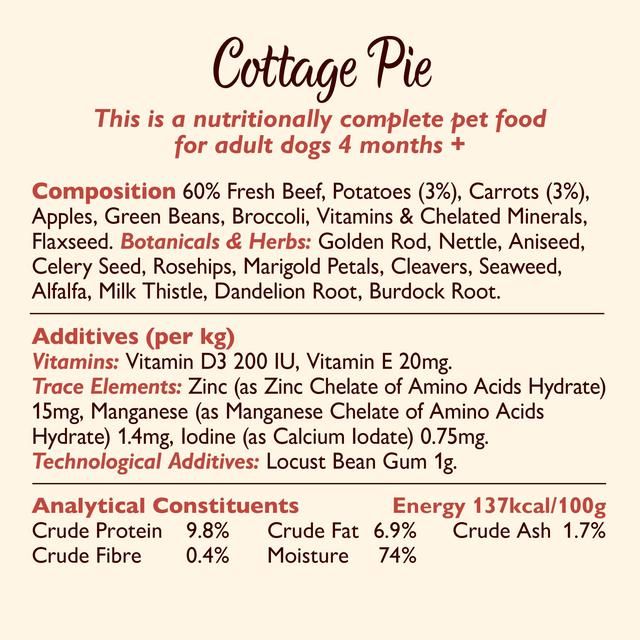 Lily's Kitchen Cottage Pie for Dogs   150g