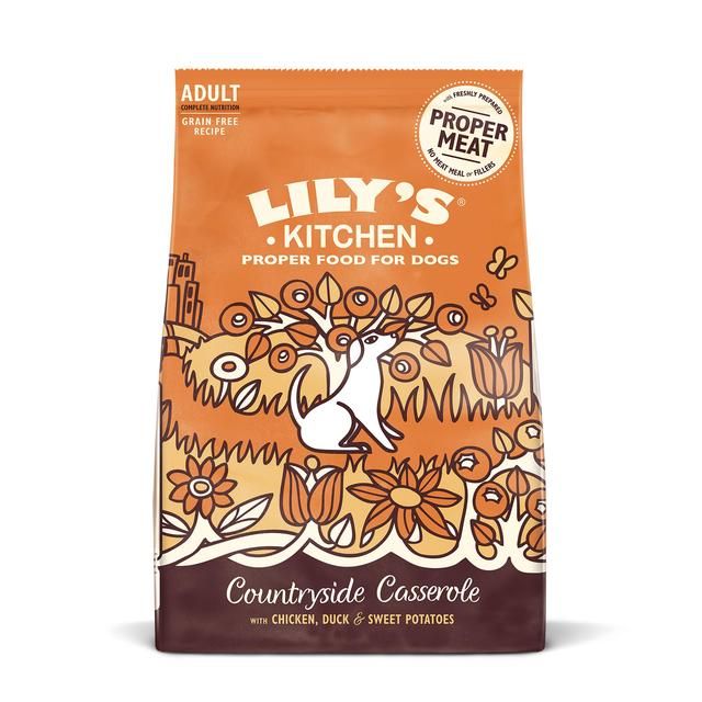 Lily's Kitchen Dog Chicken &amp;amp; Duck Countryside Casserole Adult Dry Food   12kg