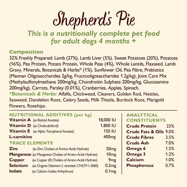 Lily's Kitchen Dog Lamb Shepherd's Pie Adult Dry Food   12kg