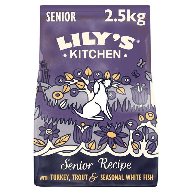 Lily's Kitchen Dog Turkey &amp;amp; Trout Senior Recipe Dry Food   2.5kg