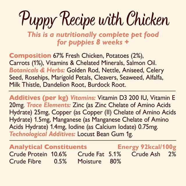 Lily's Kitchen Puppy Recipe with Chicken Potatoes &amp;amp; Carrots   400g