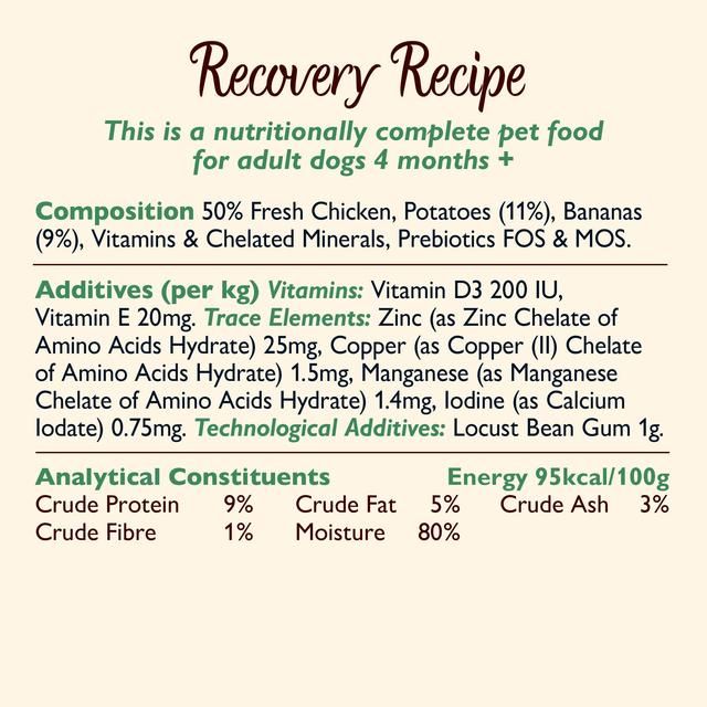 Lily's Kitchen Recovery Recipe for Dogs   400g