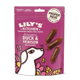 Lily's Kitchen Scrumptious Duck &amp;amp; Venison Sausages for Dogs   70g