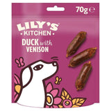 Lily's Kitchen Scrumptious Duck &amp;amp; Venison Sausages for Dogs   70g