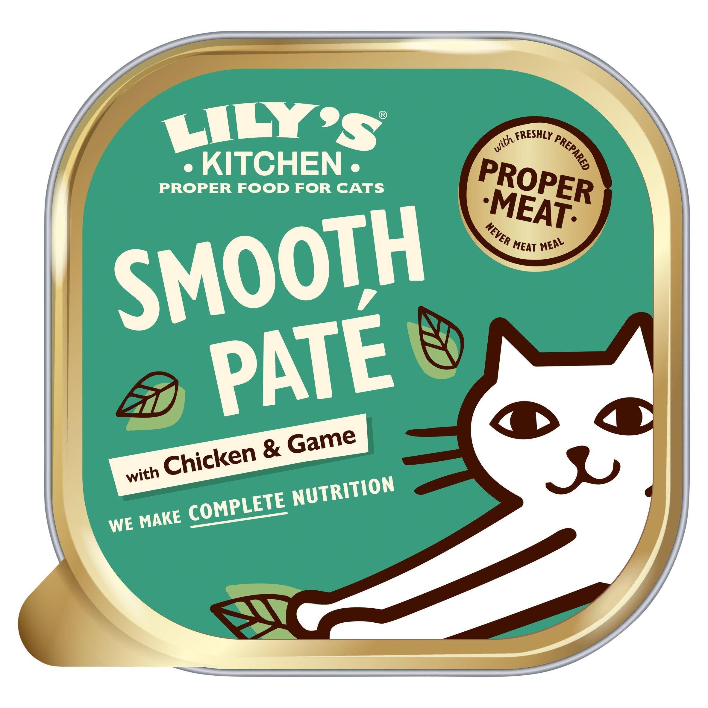 Lily's Kitchen Smooth Chicken &amp;amp; Game Pat&amp;eacute; Cat Food 85g