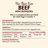 Lily's Kitchen The Best Ever Beef Mini Burgers for Dogs   70g