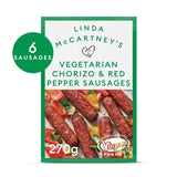 Linda McCartney's 6 Vegetarian Chorizo &amp;amp; Red Pepper Sausages