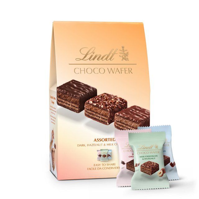 Lindt CHOCO WAFER Assorted Chocolate Sharing Box   138g
