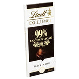 Lindt Excellence 99% Bar   50g