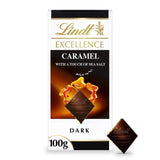 Lindt Excellence Dark Caramel &amp;amp; Sea Salt Bar   100g