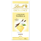 Lindt Excellence Natural Vanilla White Chocolate Bar   100g