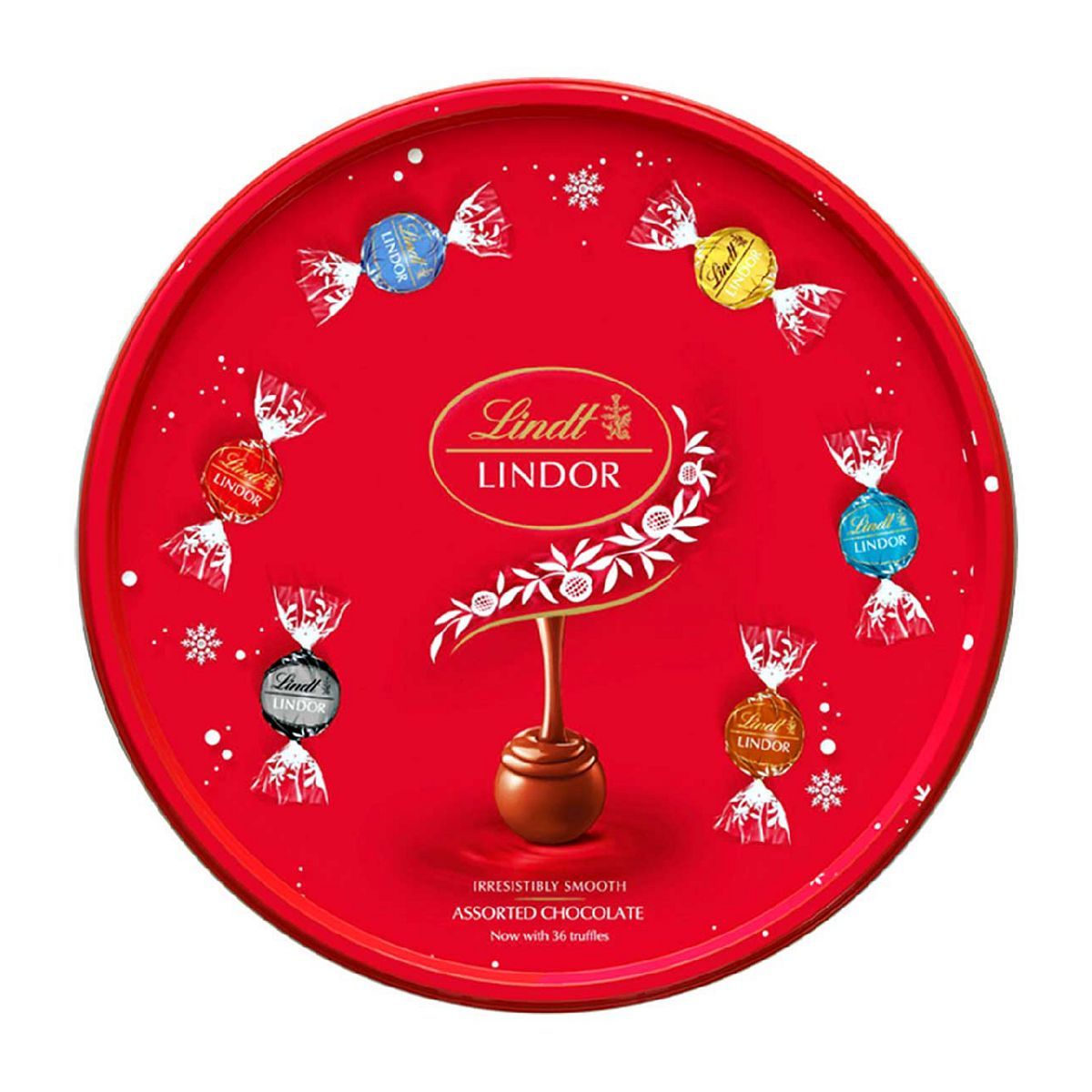 Lindt Lindor Chocolate Assortment Tin 450g