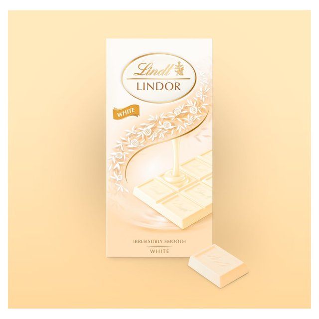 Lindt Lindor White Bar   100g