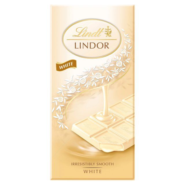 Lindt Lindor White Bar   100g