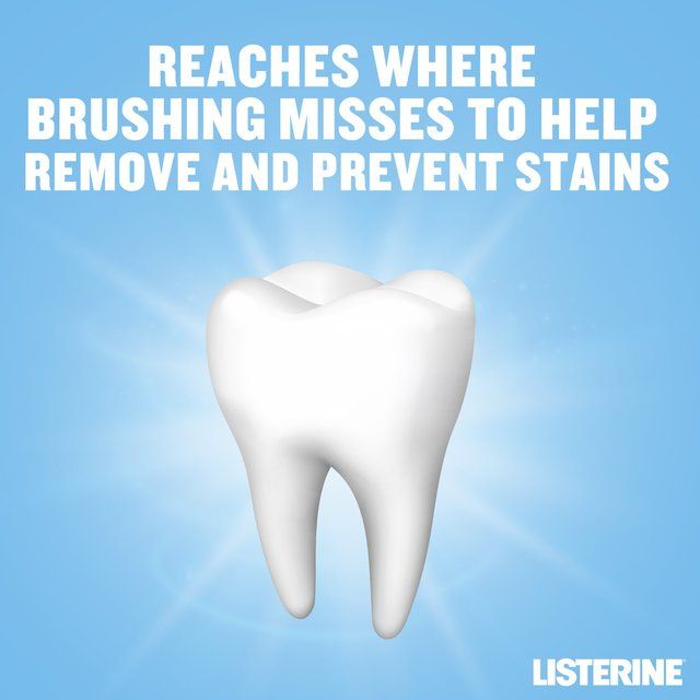 Listerine Advanced White Milder Taste Mouthwash   1L