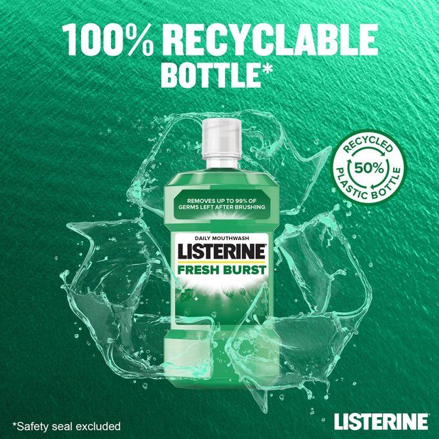 Listerine Antiseptic Fresh Burst Mouthwash   500ml