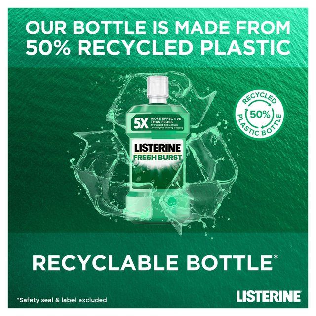 Listerine Antiseptic Fresh Burst Mouthwash   500ml