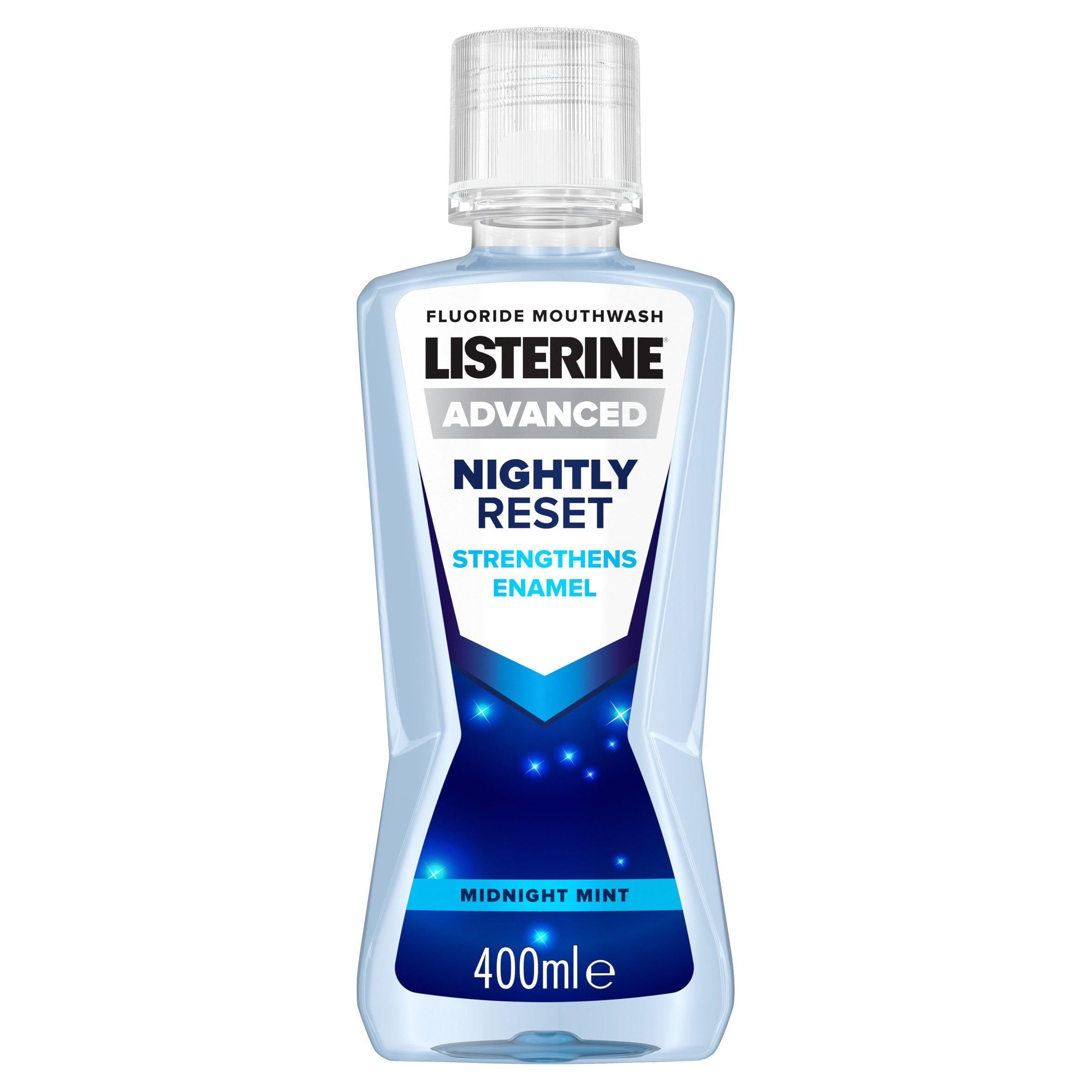 Listerine&amp;reg; Nightly Reset Midnight Mint Mouthwash 400ml