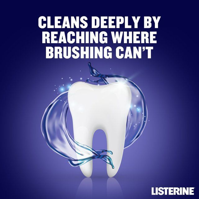 Listerine Nightly Reset Midnight Mint Mouthwash   400ml