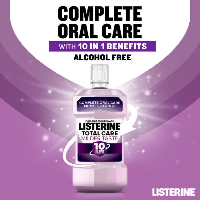 Listerine Total Care Zero MouthWash Smooth Mint   500ml