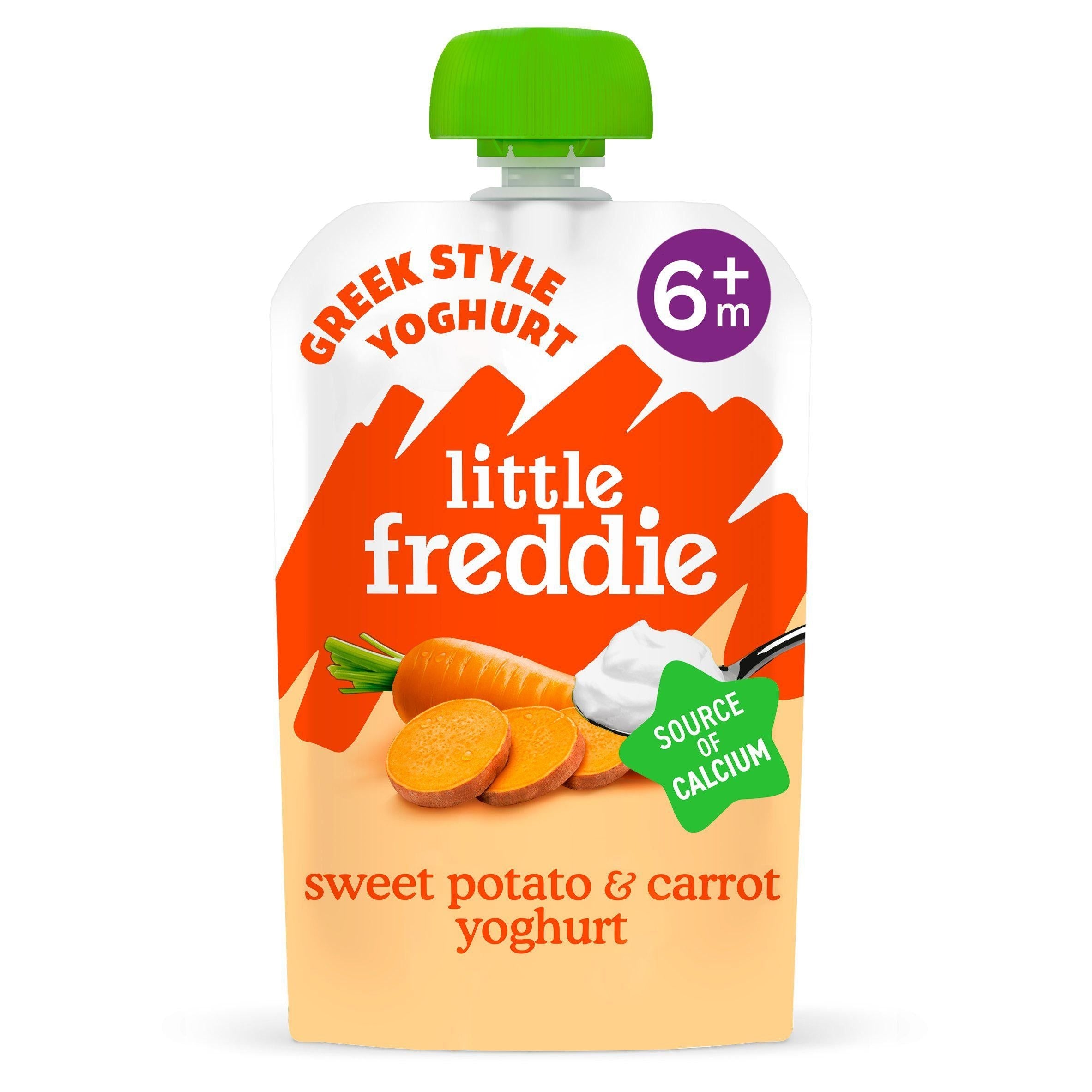 Little Freddie Organic Sweet Potato &amp;amp; Carrot Greek Style Yoghurt 100g