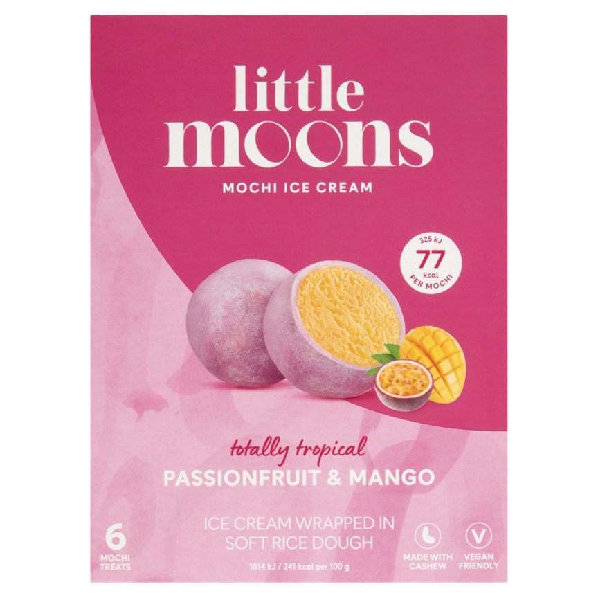 Little Moons Vegan Passionfruit &amp;amp; Mango Mochi Ice Cream
