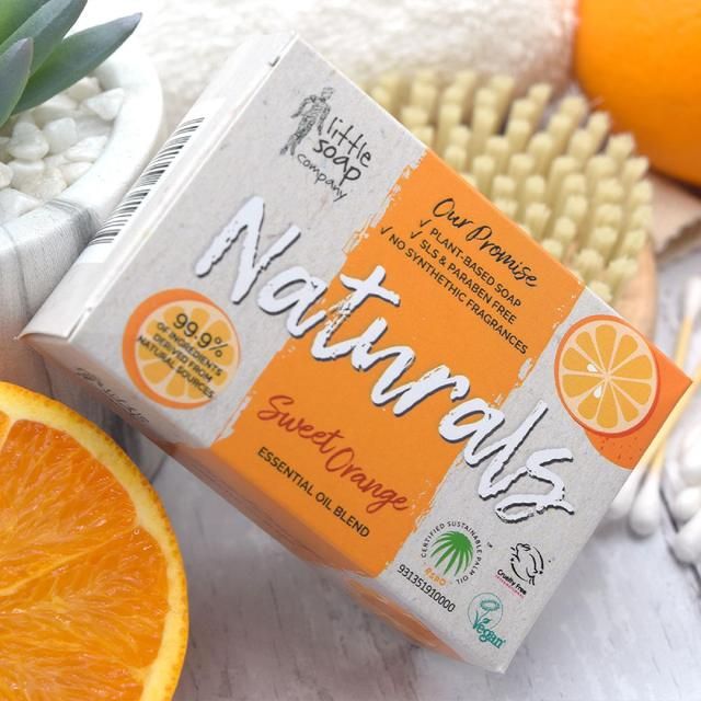 Little Soap Company Naturals Bar Soap Sweet Orange   100g