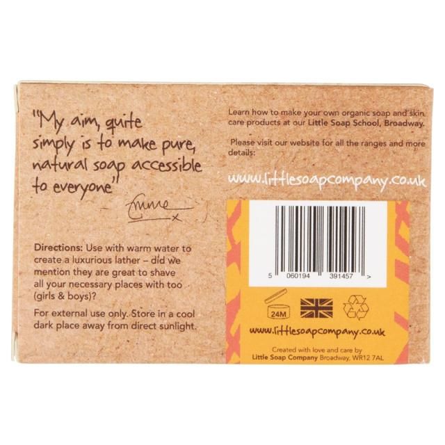 Little Soap Company Organic Bar Soap Grapefruit &amp;amp; Orange   110g