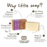 Little Soap Company Organic Bar Soap Lavender   110g