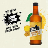 Lo Bros Kombucha Ginger &amp;amp; Lemon Low Sugar   330ml