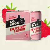 Lo Bros Kombucha Raspberry &amp;amp; Lemon Low Sugar Multipack   4 x 250ml