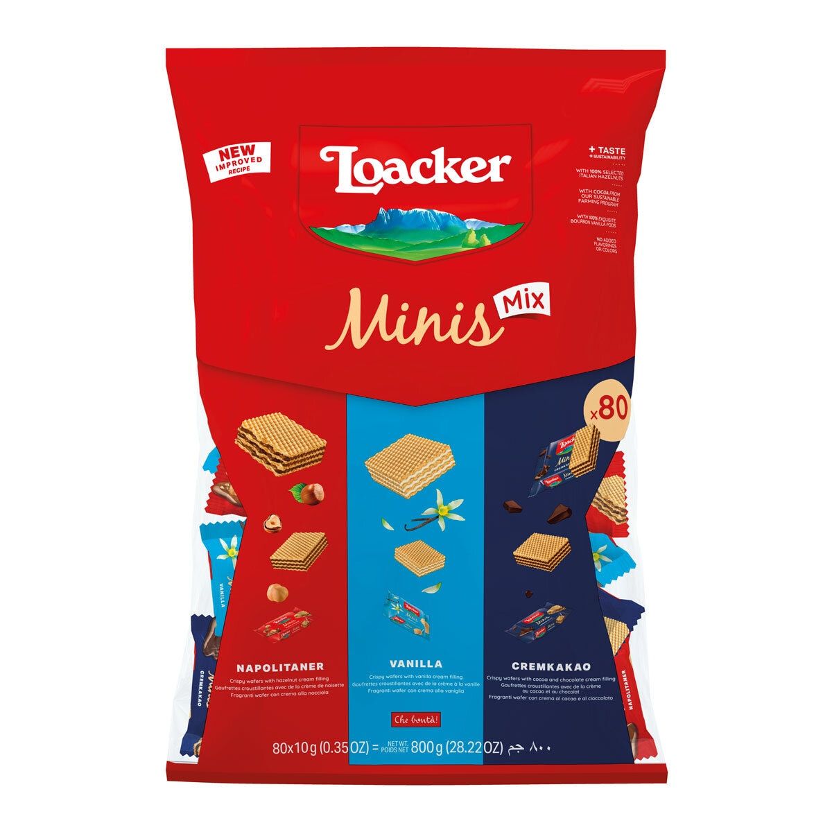Loacker Mini Mix, 800g