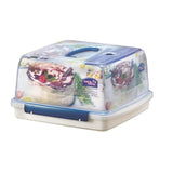 Lock &amp;amp; Lock Air Tight Portable Plastic Cake Box 12.6L