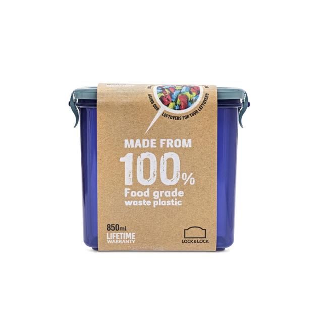 Lock &amp;amp; Lock Eco Rectangular Container 850ml