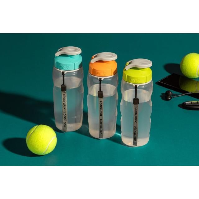 Lock &amp;amp; Lock Sports Bottle with Strap Blue 500ml