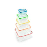 Lock &amp;amp; Lock Square Food Container Set   5 per pack