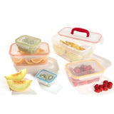 LocknLock Rainbow Nestable Storage Set   5 per pack