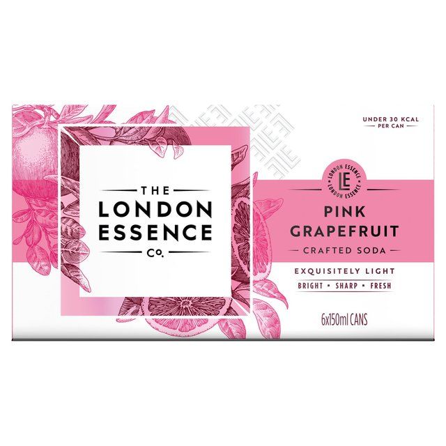 London Essence Co. Pink Grapefruit Cans   6 x 150ml