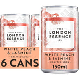 London Essence Co. White Peach &amp;amp; Jasmine Cans   6 x 150ml