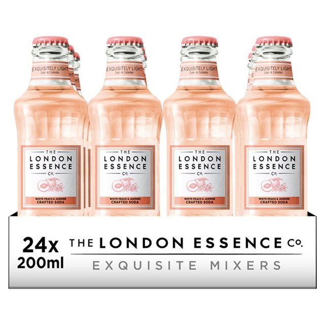 London Essence Co. White Peach &amp;amp; Jasmine Soda   24 x 200ml