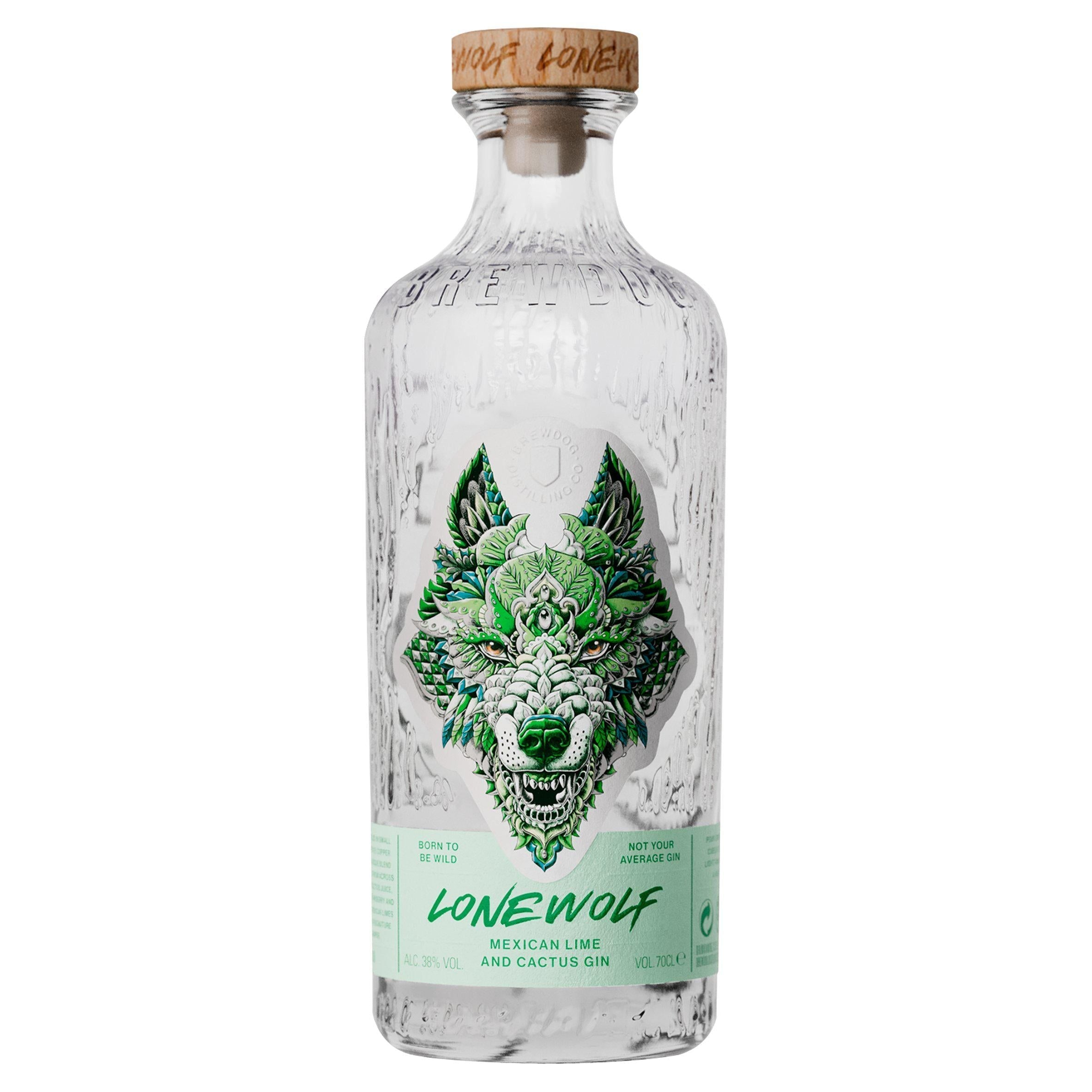 Lonewolf Mexican Lime &amp;amp; Cactus Gin 70cl