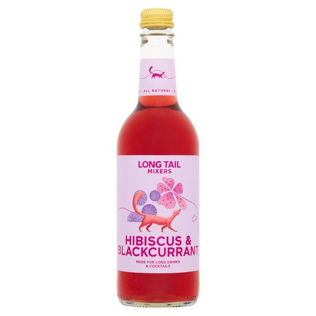 Long Tail Mixers Hibiscus &amp;amp; Blackcurrant   500ml