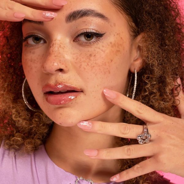 Lottie London X Kimkim Stay Press On Nails Glazed &amp;amp; Unfazed