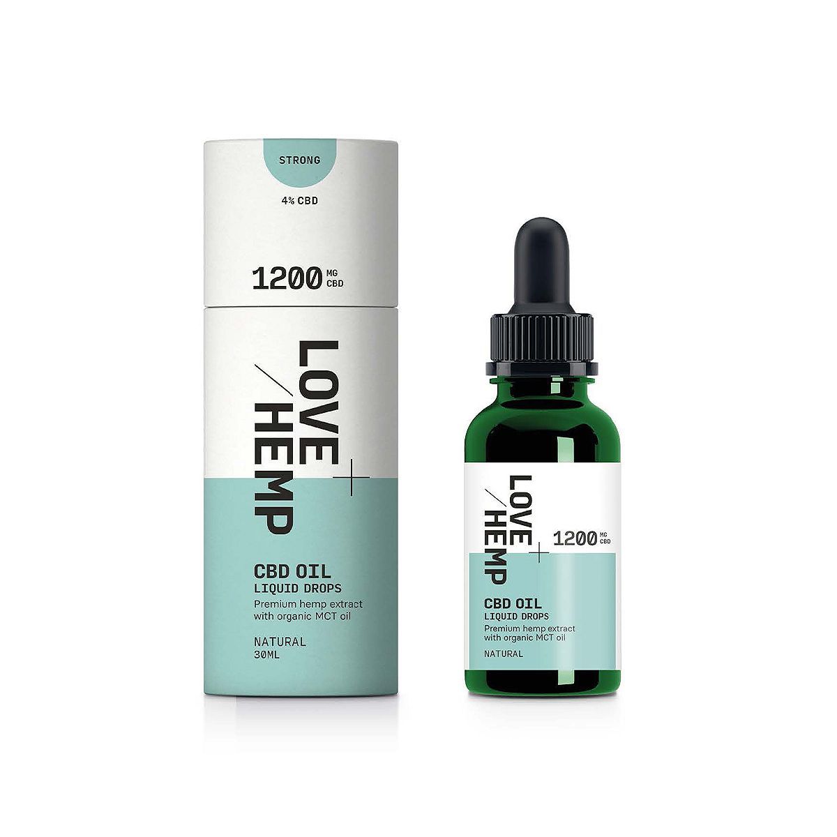 Love Hemp CBD Oil Natural 1200mg 30ml