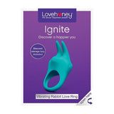 Lovehoney Ignite 20 Function Vibrating Rabbit Love Ring Aqua