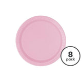 Lovely Pink Recyclable Paper Party Plates   8 per pack
