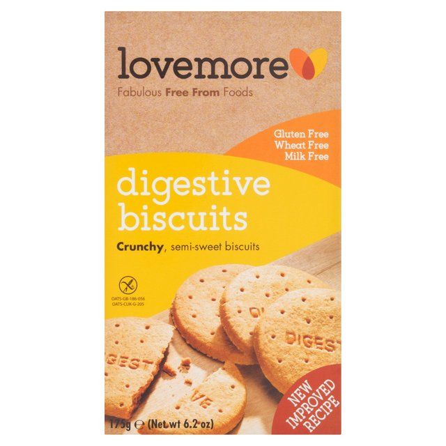 Lovemore Free From Digestive Biscuits   175g